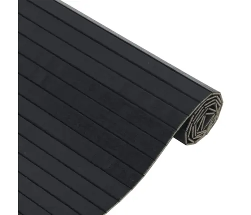 Kilimas, Juodos Spalvos, 70X500cm Bambukas, Stačiakampis
