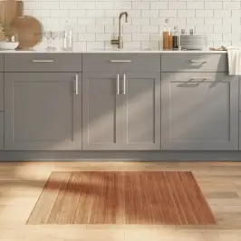 Vaip, Ristkülikukujuline, Pruun, 80 X 100 cm Bambus