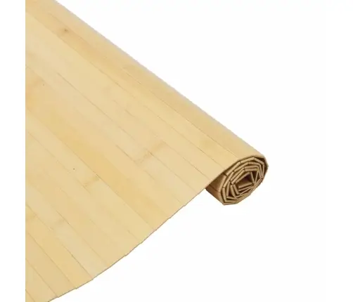 Paklājs, Taisnstūra Forma, Dabīga Krāsa, 80X200 Cm, Bambuss Vidaxl