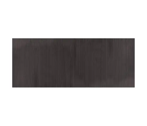 Paklājs, Taisnstūra Forma, Tumši Brūns, 80X200 Cm, Bambuss Vidaxl