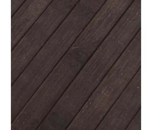 Paklājs, Taisnstūra Forma, Tumši Brūns, 80X200 Cm, Bambuss Vidaxl