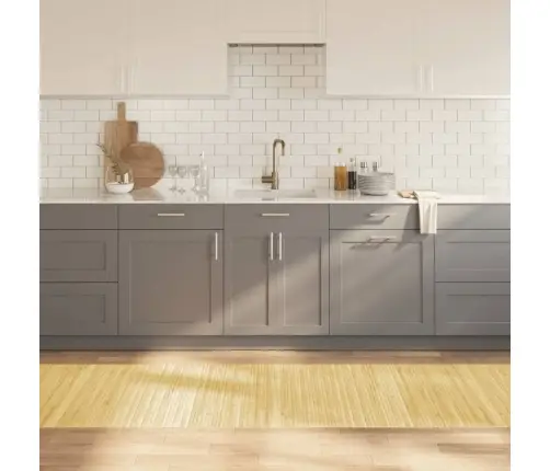 Vaip, Ristkülikukujuline, Naturaalne Hele, 80 X 300 cm Bambus