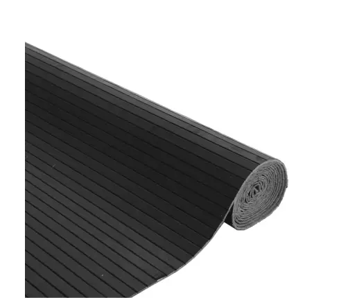 Paklājs, Taisnstūra Forma, Pelēks, 80X300 Cm, Bambuss Vidaxl