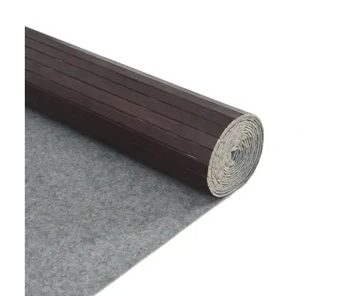 Vaip, Ristkülikukujuline, Tumepruun, 80 X 300 cm Bambus