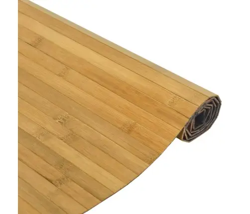 Paklājs, Taisnstūra Forma, Dabīga Krāsa, 80X400 Cm, Bambuss Vidaxl