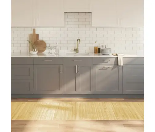 Vaip, Ristkülikukujuline, Naturaalne Hele, 80 X 500 cm Bambus