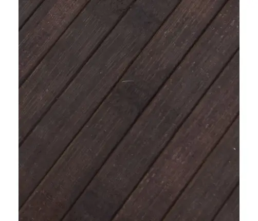 Kilimas, Tamsiai Rudas, 80X500cm Bambukas, Stačiakampis