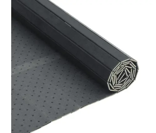 Paklājs, Taisnstūra Forma, Pelēks, 100X100 Cm, Bambuss Vidaxl