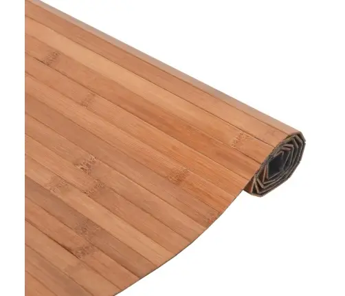 Paklājs, Taisnstūra Forma, Dabīga Krāsa, 100X200 Cm, Bambuss Vidaxl