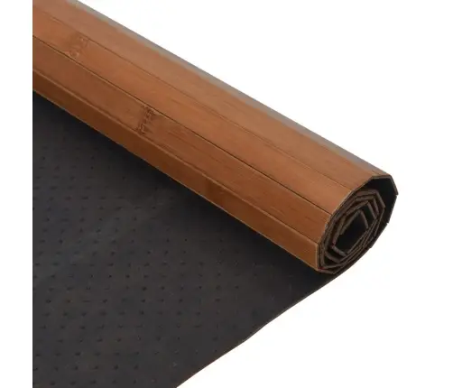 Paklājs, Taisnstūra Forma, Brūns, 100X200 Cm, Bambuss Vidaxl