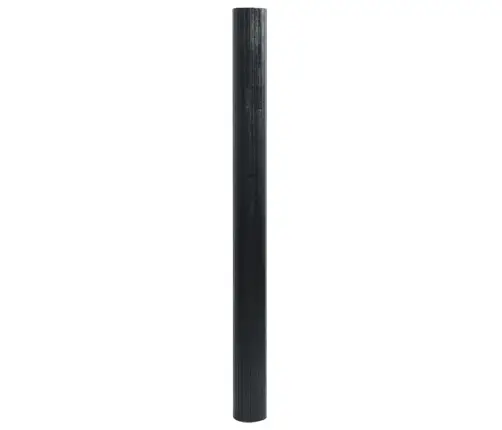 Paklājs, Taisnstūra Forma, Melns, 100X400 Cm, Bambuss Vidaxl