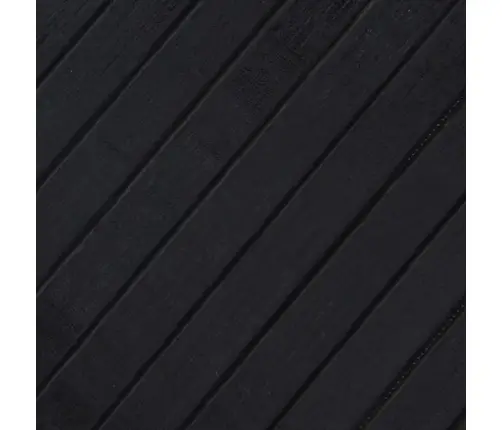Paklājs, Taisnstūra Forma, Melns, 100X400 Cm, Bambuss Vidaxl