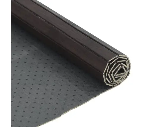 Paklājs, Taisnstūra Forma, Tumši Brūns, 100X500 Cm, Bambuss Vidaxl