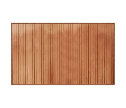 Paklājs, Taisnstūra Forma, Brūns, 60X100 Cm, Bambuss Vidaxl