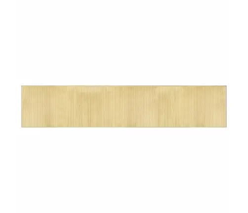 Paklājs, Taisnstūra Forma, Dabīga Krāsa, 60X300 Cm, Bambuss Vidaxl