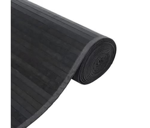 Paklājs, Taisnstūra Forma, Pelēks, 60X500 Cm, Bambuss Vidaxl