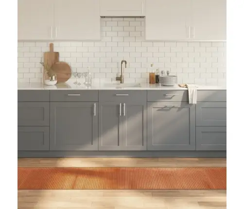 Paklājs, Taisnstūra Forma, Brūns, 60X1000 Cm, Bambuss Vidaxl