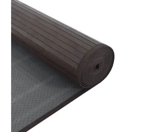 Paklājs, Taisnstūra Forma, Tumši Brūns, 60X1000 Cm, Bambuss Vidaxl