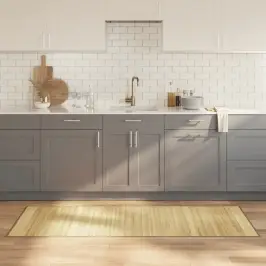 Vaip, Ristkülikukujuline, Naturaalne Hele, 70 X 200 cm Bambus