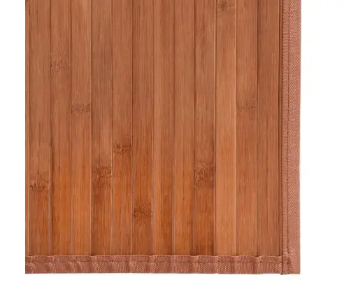 Paklājs, Taisnstūra Forma, Brūns, 70X400 Cm, Bambuss Vidaxl