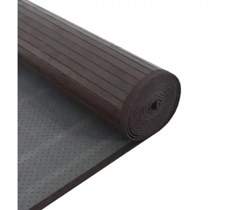 Paklājs, Taisnstūra Forma, Tumši Brūns, 70X400 Cm, Bambuss Vidaxl