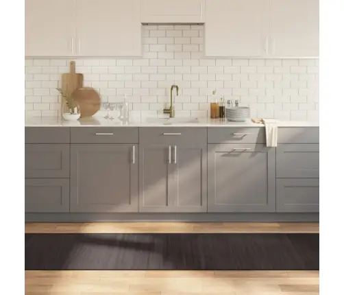 Paklājs, Taisnstūra Forma, Tumši Brūns, 70X400 Cm, Bambuss Vidaxl