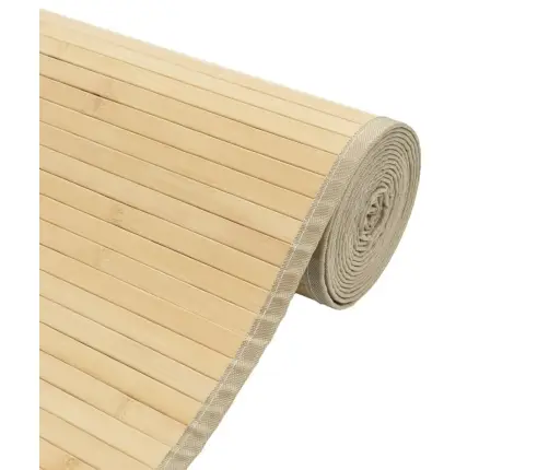 Kilimas, Šviesus Natūralus, 70X500cm Bambukas, Stačiakampis