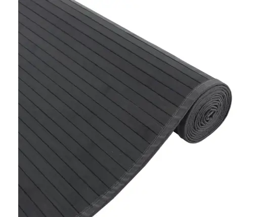 Paklājs, Taisnstūra Forma, Melns, 80X200 Cm, Bambuss Vidaxl Paklājs, Taisnstūra Forma, Melns, 80X200 Cm, Bambuss Vidaxl