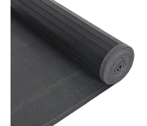 Paklājs, Taisnstūra Forma, Melns, 80X200 Cm, Bambuss Vidaxl Paklājs, Taisnstūra Forma, Melns, 80X200 Cm, Bambuss Vidaxl