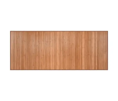 Paklājs, Taisnstūra Forma, Dabīga Krāsa, 80X200 Cm, Bambuss Vidaxl