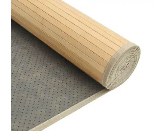 Kilimas, Šviesus Natūralus, 80X200cm Bambukas, Stačiakampis