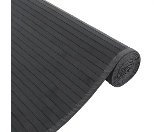 Vaip, Ristkülikukujuline, Must, 80 X 400 cm Bambus