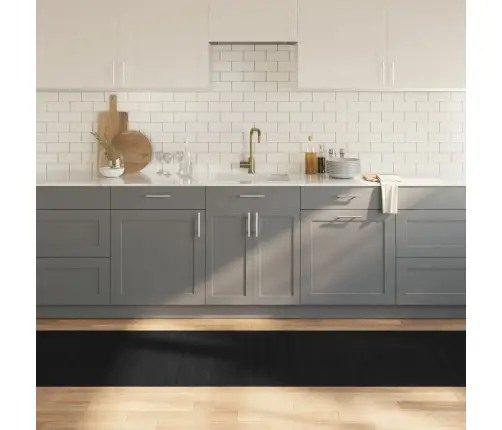 Vaip, Ristkülikukujuline, Must, 80 X 400 cm Bambus