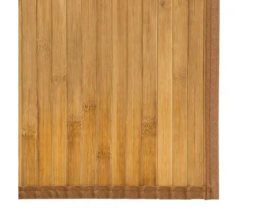 Paklājs, Taisnstūra Forma, Dabīga Krāsa, 80X400 Cm, Bambuss Vidaxl