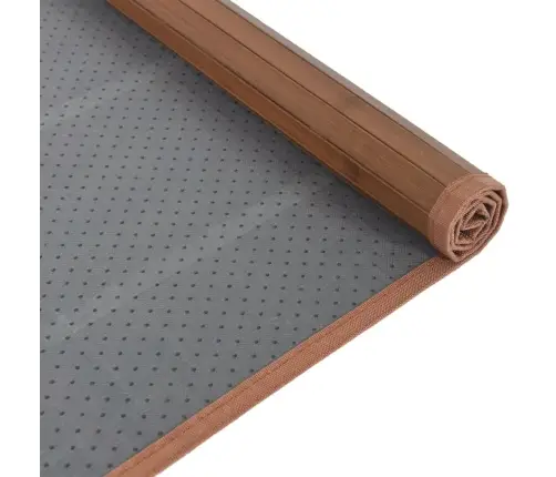 Paklājs, Taisnstūra Forma, Brūns, 80X400 Cm, Bambuss Vidaxl