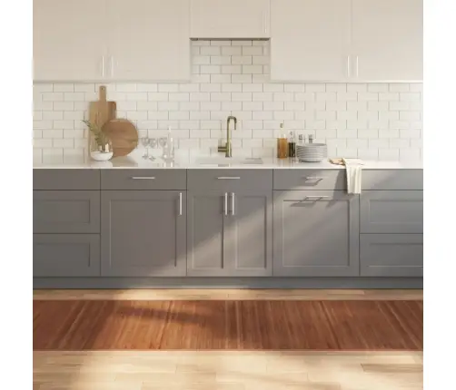 Paklājs, Taisnstūra Forma, Brūns, 80X400 Cm, Bambuss Vidaxl