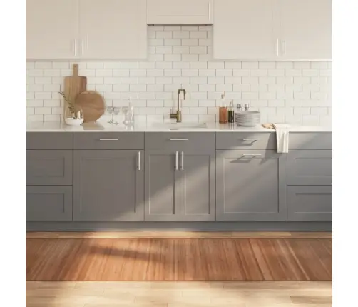 Paklājs, Taisnstūra Forma, Dabīga Krāsa, 80X1000 Cm, Bambuss Vidaxl