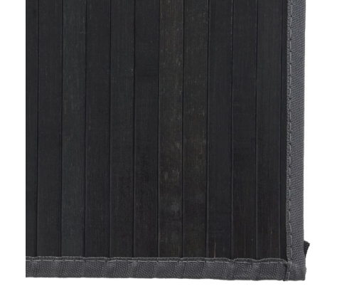 Paklājs, Taisnstūra Forma, Pelēks, 80X1000 Cm, Bambuss Vidaxl