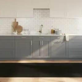 Vaip, Ristkülikukujuline, Must, 100 X 300 cm Bambus