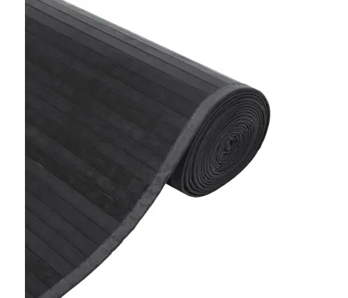 Kilimas, Pilkos Spalvos, 100X400cm Bambukas, Stačiakampis Kilimas, Pilkos Spalvos, 100X400cm Bambukas, Stačiakampis