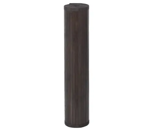 Paklājs, Taisnstūra Forma, Tumši Brūns, 100X400 Cm, Bambuss Vidaxl