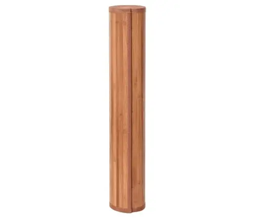 Paklājs, Taisnstūra Forma, Brūns, 100X1000 Cm, Bambuss Vidaxl