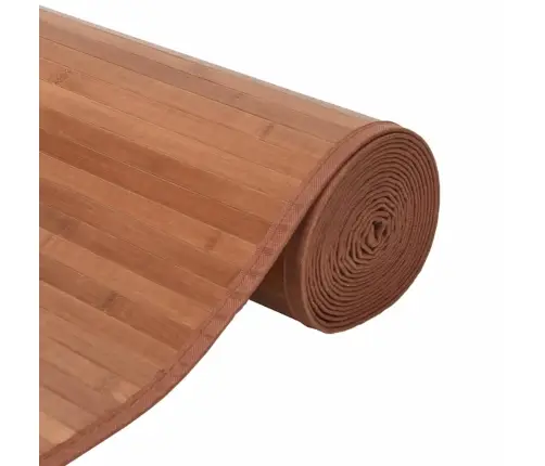 Paklājs, Taisnstūra Forma, Brūns, 100X1000 Cm, Bambuss Vidaxl