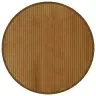 Paklājs, Apaļš, Brūns, 80 Cm, Bambuss Vidaxl