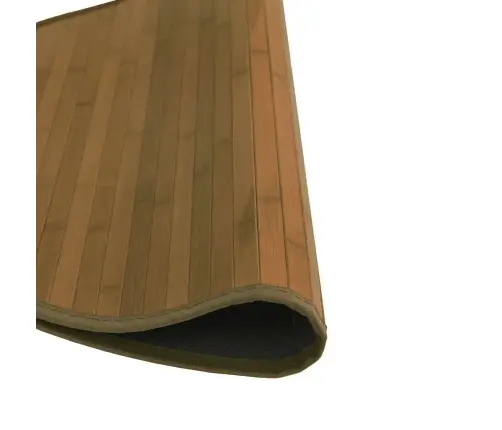 Paklājs, Apaļš, Brūns, 80 Cm, Bambuss Vidaxl