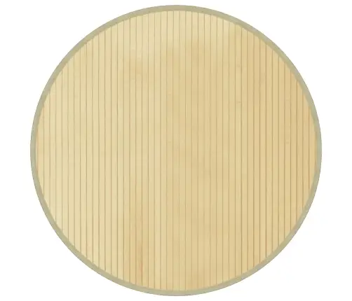 Vaip, Ümmargune, Naturaalne Hele, 80 cm Bambus