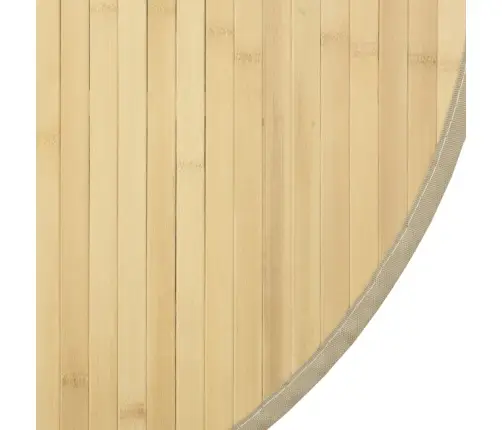 Vaip, Ümmargune, Naturaalne Hele, 80 cm Bambus
