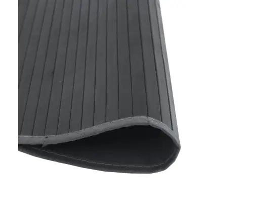 Paklājs, Apaļš, Pelēks, 80 Cm, Bambuss Vidaxl