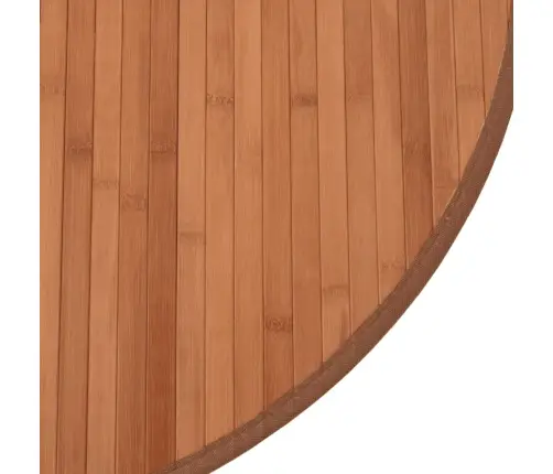 Paklājs, Apaļš, Brūns, 100 Cm, Bambuss Vidaxl Paklājs, Apaļš, Brūns, 100 Cm, Bambuss Vidaxl