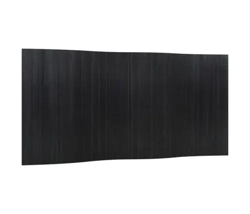 Istabas Aizslietnis, Melns, 165X400 Cm, Bambuss Vidaxl